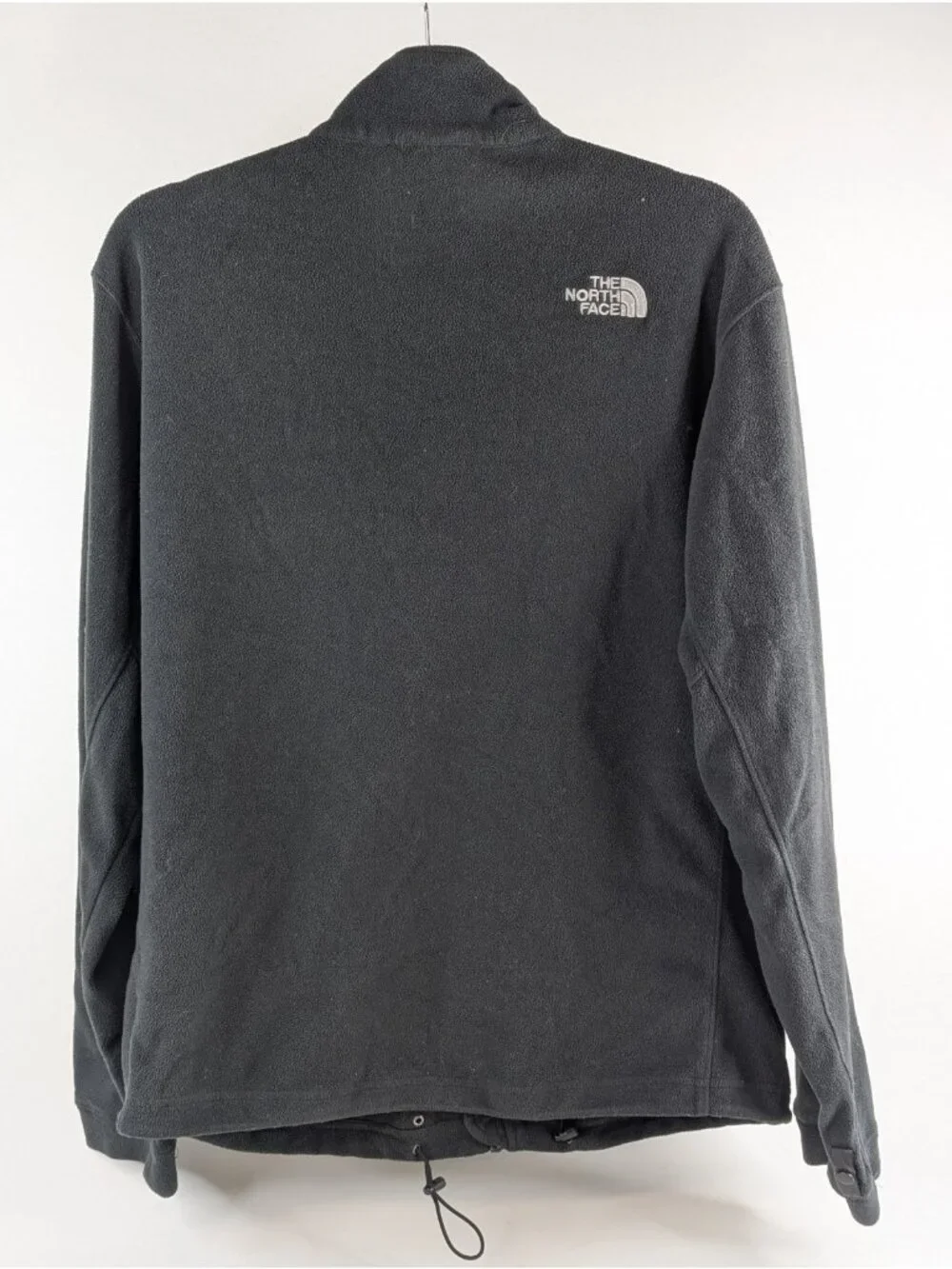 The North Face Mens Medium Fleece Black Full Zip Thermal Lightweight Jacket
